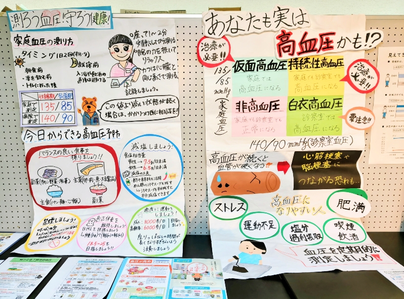 「本当は怖い高血圧」のロビー展をしています